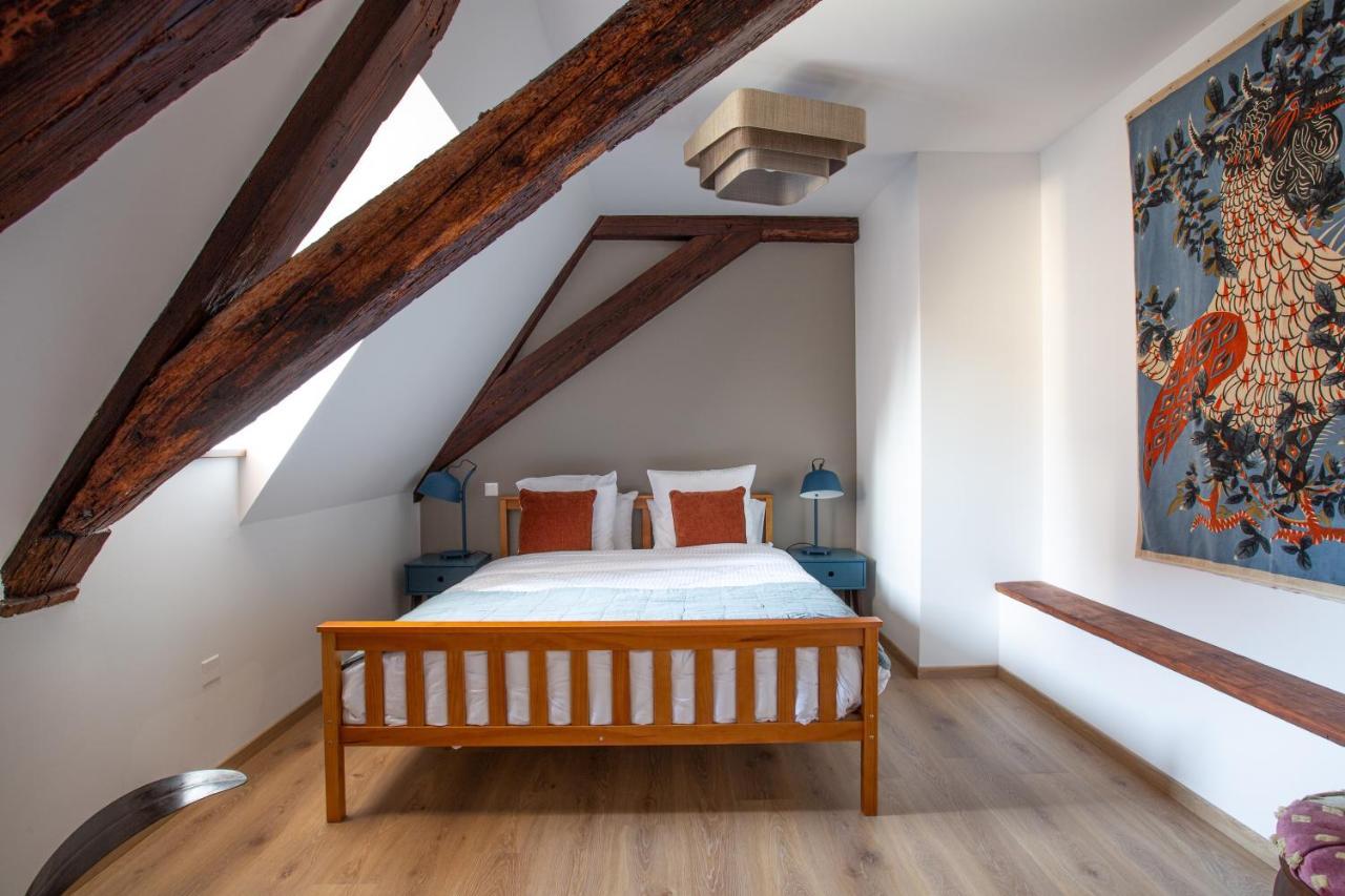 Le Rhenanus Jacques Taurellus - Appartement Duplex Au Calme - Centre Ville - Parking Gratuit Selestat Ngoại thất bức ảnh